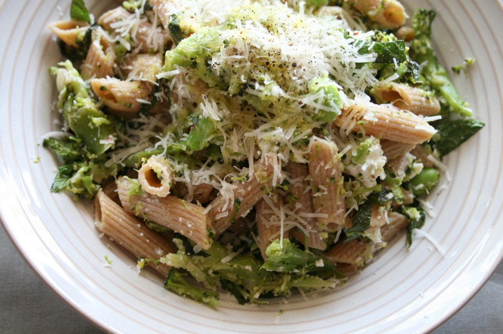 Smashed Broccoli Penne