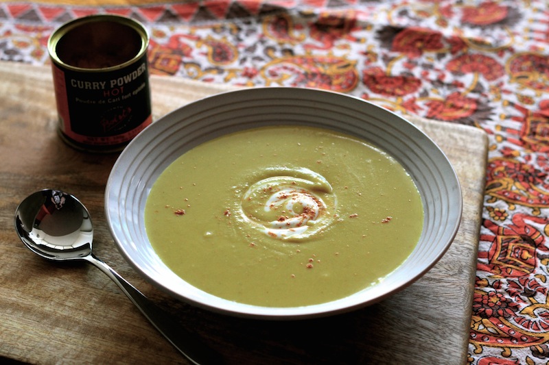 Alison Holst's curried kumara (sweet potato) soup