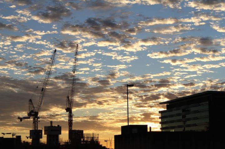 Stunning winter sunrise in Brisbane