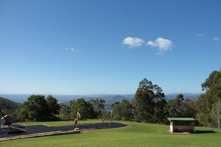 View from Webb Park Lookout, Toowoomba, down over the Great Dividing Range
