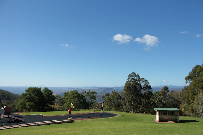 View from Webb Park Lookout, Toowoomba, down over the Great Dividing Range