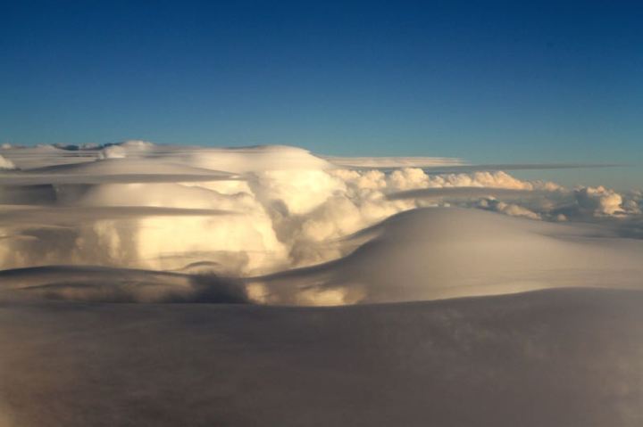 Clouds over New Zealand, May 2014