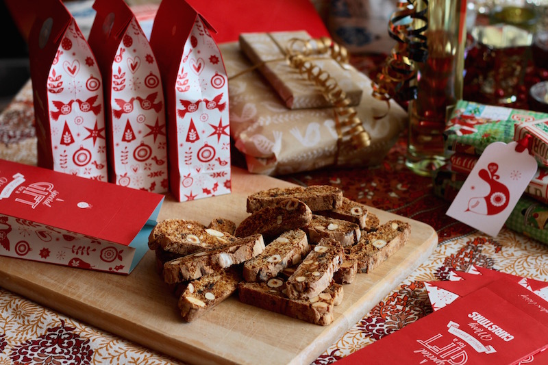 Cantuccini for Homemade Christmas gifts