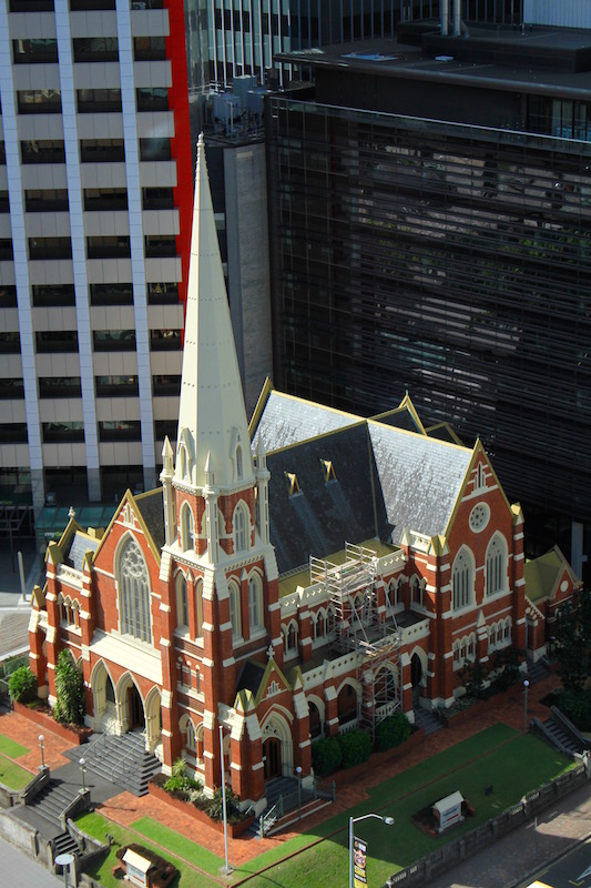 Wesley Mission church in Brisbane CBD