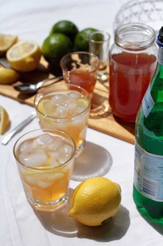 Gin and Tonic is elevated beyond the ordinary by using a home-brewed tonic syrup, made with lavender, lemongrass and lime