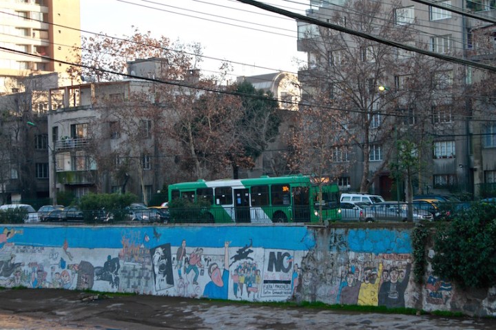 Political mural, Santiago Chile