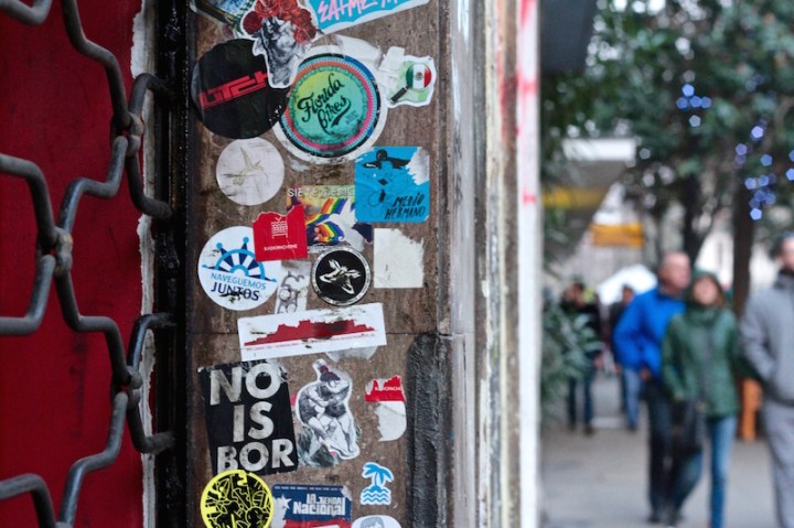 Street scene, Merced, Santiago de Chile