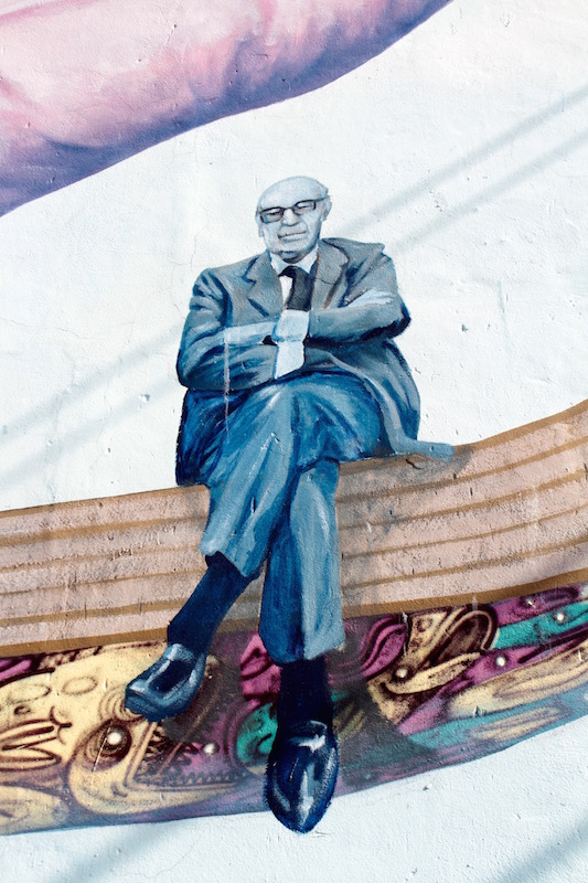 Mural by Martin Ron, Villa Urquiza, Buenos Aires