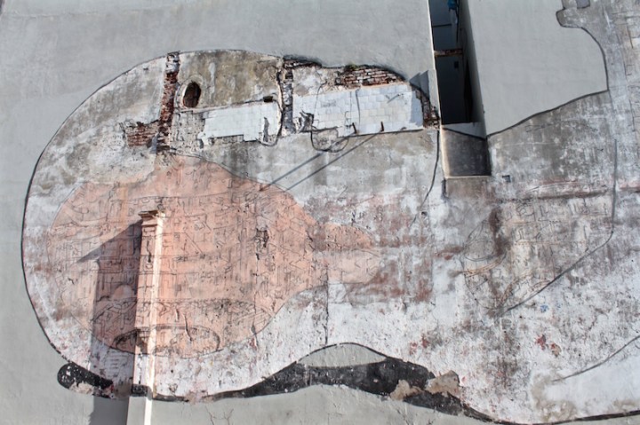 Mural by Blu, Villa Urquiza, Buenos Aires