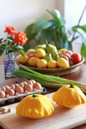 Yellow button squash - two recipes for using up a bumper crop of summer squash