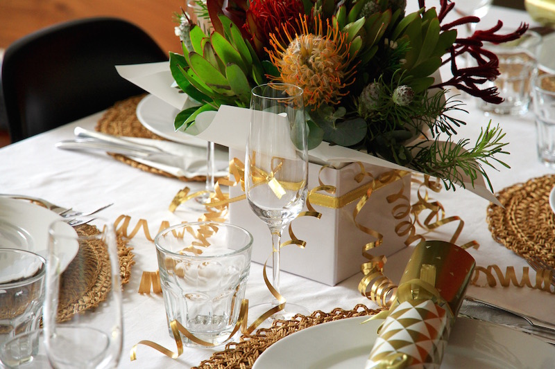 Christmas breakfast table, December 2016