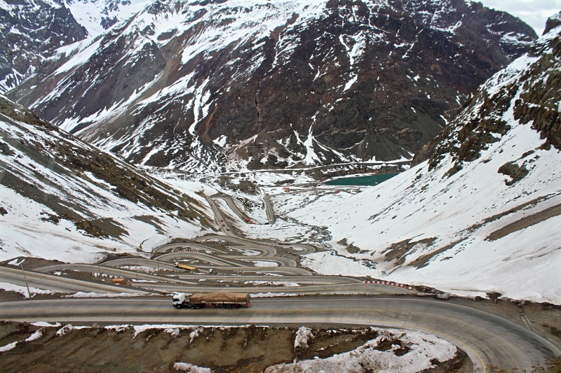 Travelling from Mendoza to Valparaiso