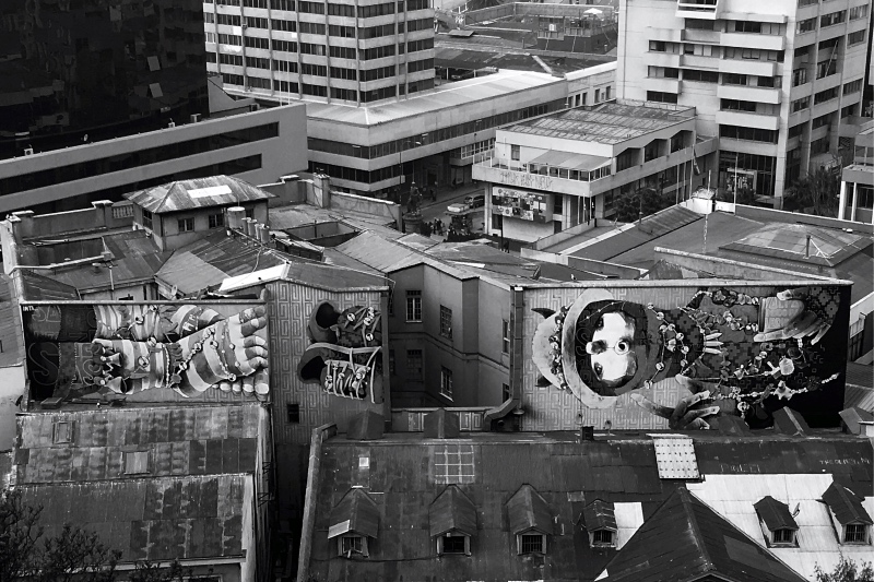 Street art in Valparaiso, Chile