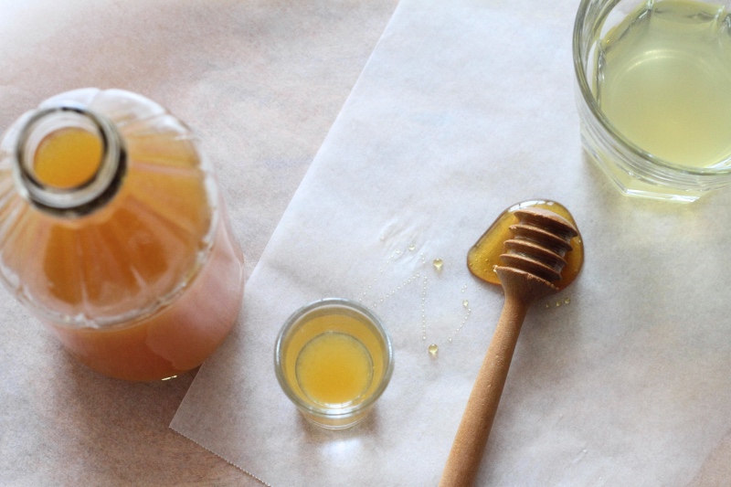 Apple cider vinegar infused with horseradish, chilli, onion, garlic and turmeric - a great winter tonic