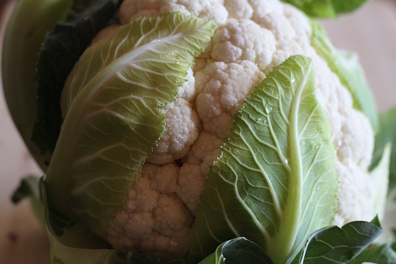 Cauliflower and Parsnip Soup with Bacon Sprinkle