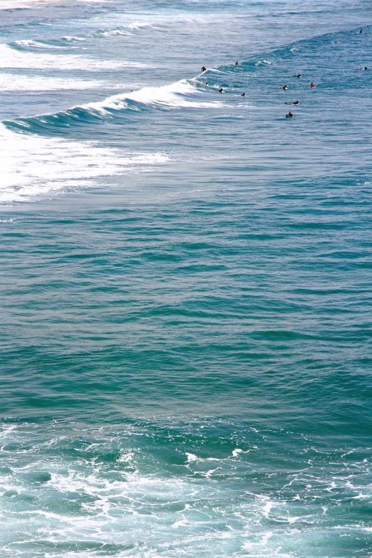 Surfers at Coolum Beach, Sunshine Coast