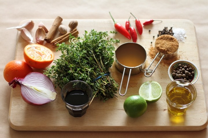 Full ingredients for Jerk Chicken marinade